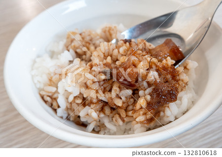 紅燒豬肉飯台式肉so蒲燒飯風扇 132810618