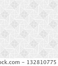 Vector seamless pattern. Modern stylish texture. Repeating geometric square tiles with thin line. Monochrome on white background. Trendy graphic design. Vector seamless pattern. Modern stylish texture. Repeating geometric square tiles with thin line. Monochrome on white background. Trendy graphic design. 132810775