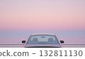 Emotional purple gradient sky and car 132811130
