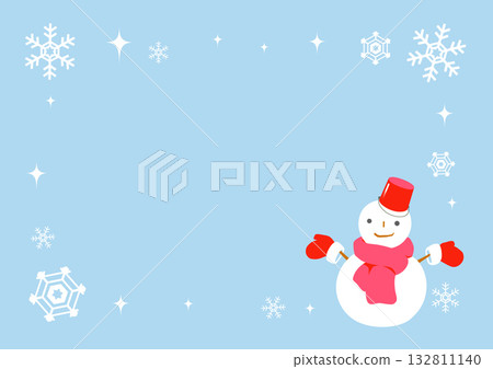Snowman① -Crystal Frame① Snowman① -Crystal Frame① 132811140