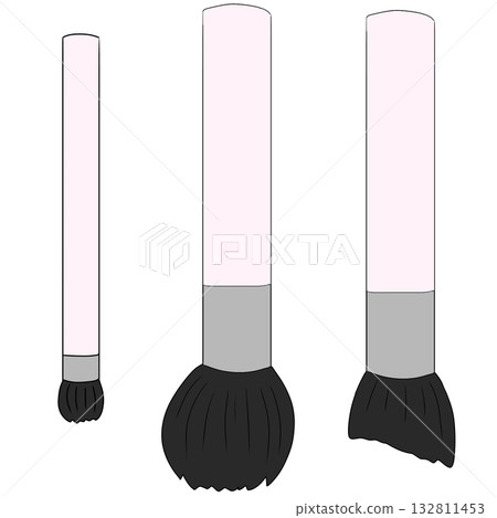 化妝刷，簡單 132811453