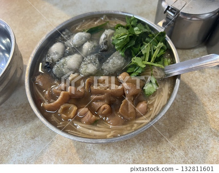 Oyster and offal noodles Oyster and offal noodles 132811601