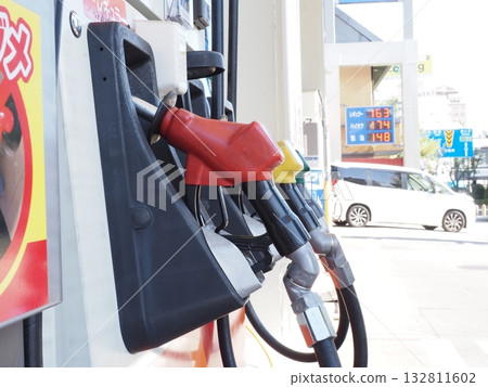 Filling nozzle of gas station 132811602