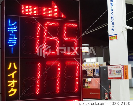 加油站之夜 132812398