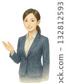 [City Grace Series] Businesswoman giving a presentation (soft impression) 132812593