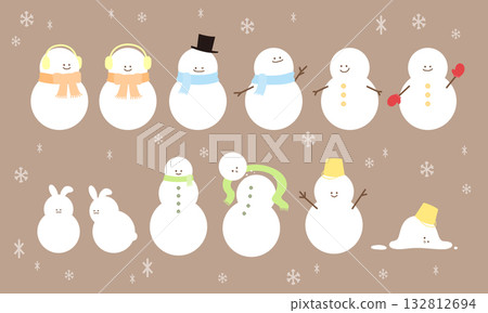 一堆雪人 一堆雪人 132812694