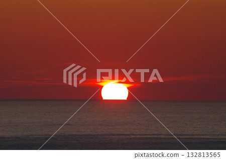 Daruma sunrise over Cape Erimo, the southern tip of Hokkaido 1 Daruma sunrise over Cape Erimo, the southern tip of Hokkaido 1 132813565