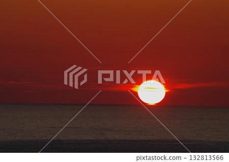 Daruma sunrise over Cape Erimo, the southern tip of Hokkaido 2 Daruma sunrise over Cape Erimo, the southern tip of Hokkaido 2 132813566