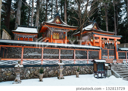 高野山、團上伽藍、冬之神社 高野山、團上伽藍、冬之神社 132813729