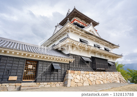 Scenery of Kawanoe Castle ruins (Shikokuchuo City) 132813788