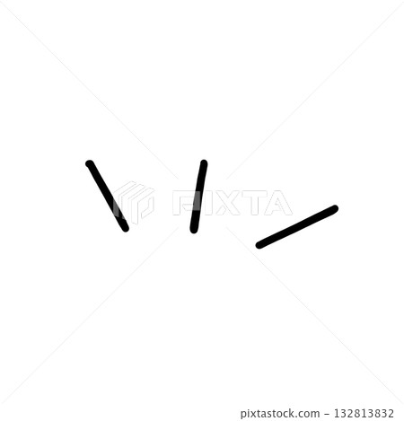 Stylish and simple handwritten style heading 132813832