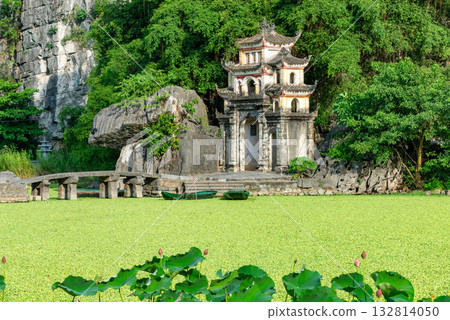 Bich Dong Pagoda Gate in Ninh Binh, Vietnam Bich Dong Pagoda Gate in Ninh Binh, Vietnam 132814050
