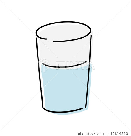 簡單的玻璃插畫 132814210