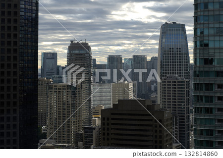 從摩天大樓看到的晨景 從摩天大樓看到的晨景 132814860