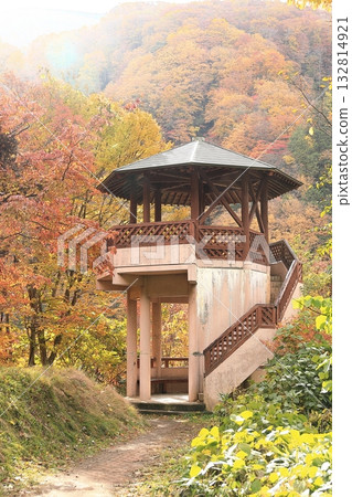 長野縣高山村松川谷屋瀧展望台 長野縣高山村松川谷屋瀧展望台 132814921