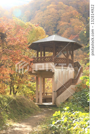 長野縣高山村松川谷屋瀧展望台 132814922