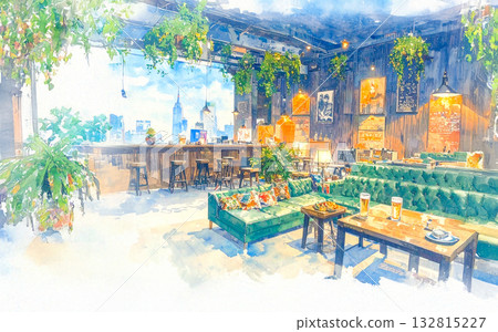 可以欣賞城市美景的時尚咖啡館 132815227