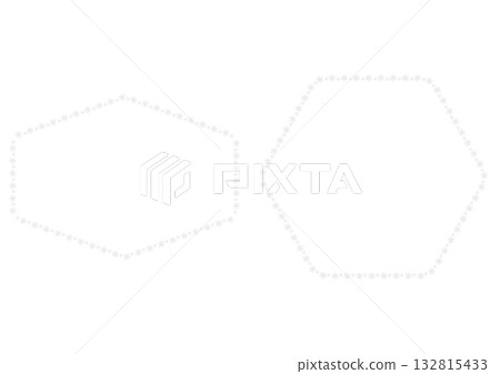 一套精美的雪花多邊形相框,適用於聖誕節和冬季裝飾 一套精美的雪花多邊形相框,適用於聖誕節和冬季裝飾 132815433