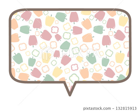 Paprika square speech bubble 132815913