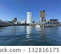 Takamatsu Port from a high-speed boat 132816175