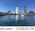 Takamatsu Port from a high-speed boat 132816176