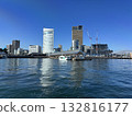 Takamatsu Port from a high-speed boat 132816177