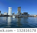 Takamatsu Port from a high-speed boat 132816178