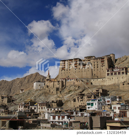 Old kings palace in Leh, India. Old kings palace in Leh, India. 132816459