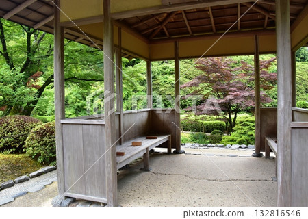 宇治市:三室戶寺花園的涼亭和鬱鬱蔥蔥 宇治市:三室戶寺花園的涼亭和鬱鬱蔥蔥 132816546