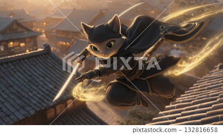 sunset, sunsets, roof 132816658