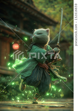 sword, temple, forest 132816659