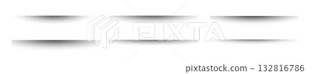 Shadow effects with grain halftone and dot patterns. Shade in black gradient round texture. Vector 132816786