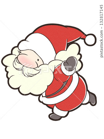 Running Mini Santa 132817145