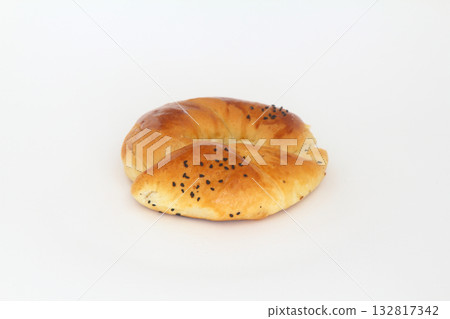 Turkish bagel ( Acma ) on white background Turkish bagel ( Acma ) on white background 132817342