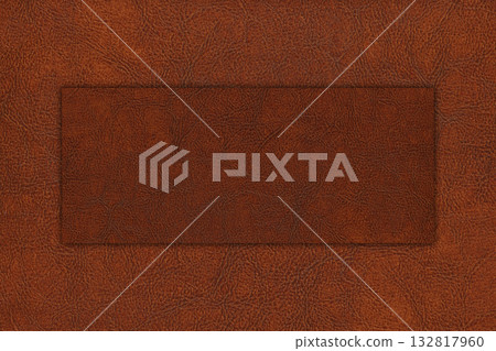 Imitation cowhide texture close up, brown and beige cowhide texture can be background 132817960