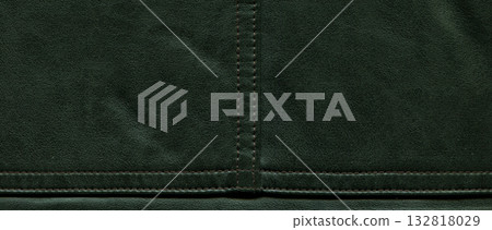 Imitation cowhide seamy leather texture close up, green cowhide texture can be background Imitation cowhide seamy leather texture close up, green cowhide texture can be background 132818029