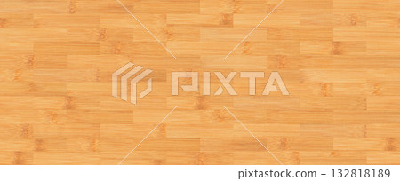 Bamboo wood brown beige parquet or cutting board, texture formed by combining many bamboo wood pieces 132818189