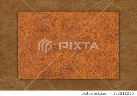 Imitation cowhide texture close up, beige and brown cowhide texture can be background Imitation cowhide texture close up, beige and brown cowhide texture can be background 132818230
