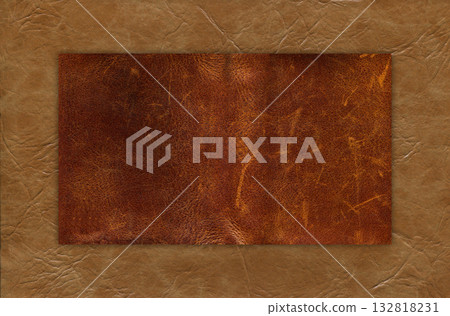 Imitation cowhide texture close up, beige and brown cowhide texture can be background Imitation cowhide texture close up, beige and brown cowhide texture can be background 132818231