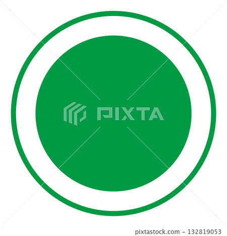 Simple circle on white background Simple circle on white background 132819053