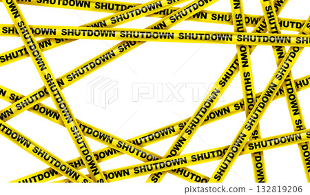 Shutdown Hazard Tape 132819206