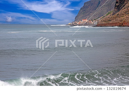 Seaside village Sao Vicente Madeira 132819674