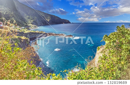 Mountain valley and peaks of Pico do Arieiro Madeira 132819689
