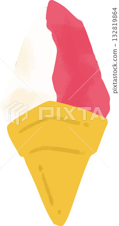 冰淇淋的插圖 132819864