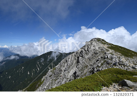 Climbing Mount Kisokoma, Central Alps, Nagano Prefecture 132820371