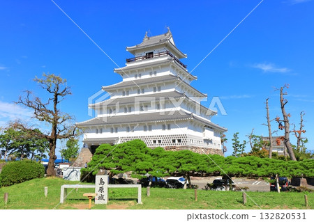 [Nagasaki Prefecture] Shimabara Castle Tower on a clear day 132820531
