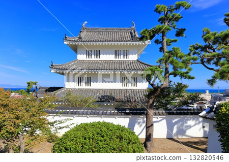 [Nagasaki Prefecture] Shimabara Castle's Western View Memorial Hall on a clear day 132820546