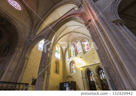Cathedral saint-cyr-sainte-julitte, Nevers, France Cathedral saint-cyr-sainte-julitte, Nevers, France 132820942