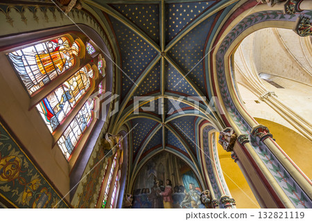 Cathedral saint-cyr-sainte-julitte, Nevers, France Cathedral saint-cyr-sainte-julitte, Nevers, France 132821119