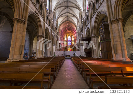 Cathedral saint-cyr-sainte-julitte, Nevers, France Cathedral saint-cyr-sainte-julitte, Nevers, France 132821123